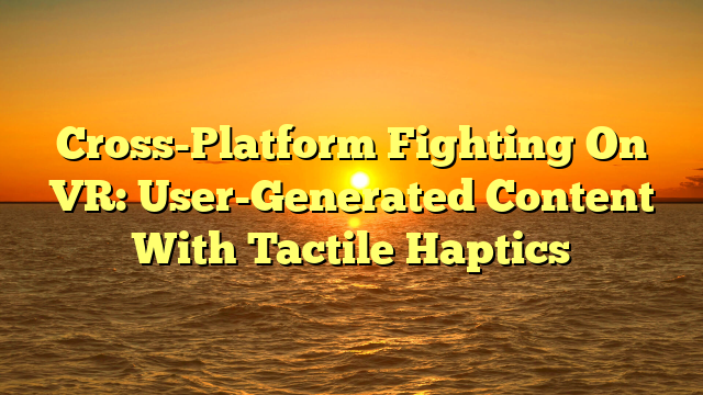 Cross-Platform Fighting On VR: User-Generated Content With Tactile Haptics